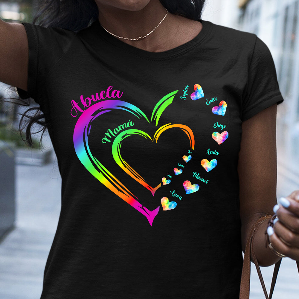 Bendecido De Ser llamado – Personalisiertes Oma-T-Shirt und Kapuzenpullover