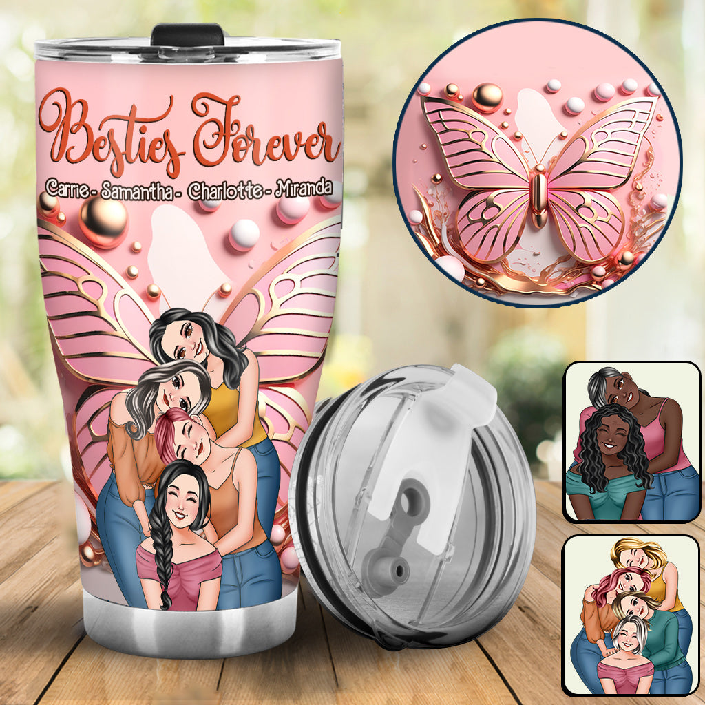Für immer beste Freundinnen – personalisierter Bestie-Becher