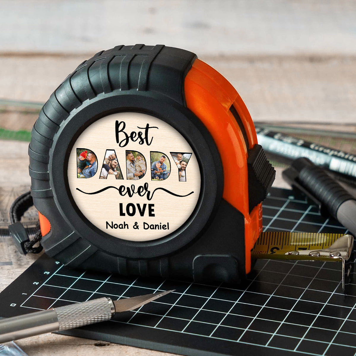 Mommy/ Daddy/ Mom/ Dad.... - Personalized Father Measure Tape