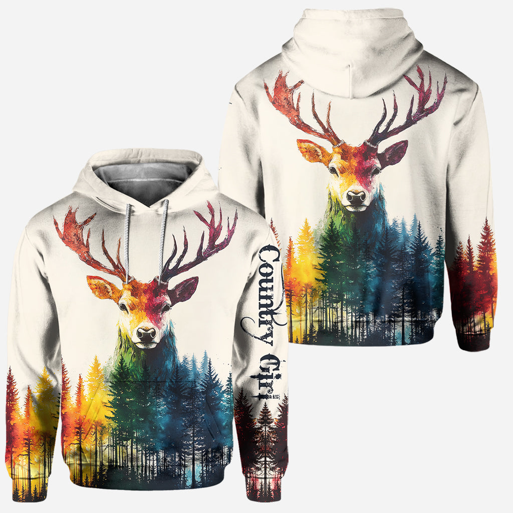 Country Girl – Personalisierter Jagd-Hoodie und Leggings