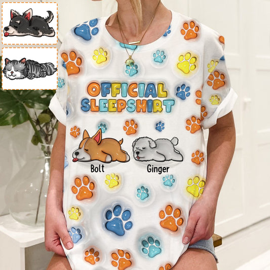 Official Sleepshirt - Personalized Dog All Over Shirt