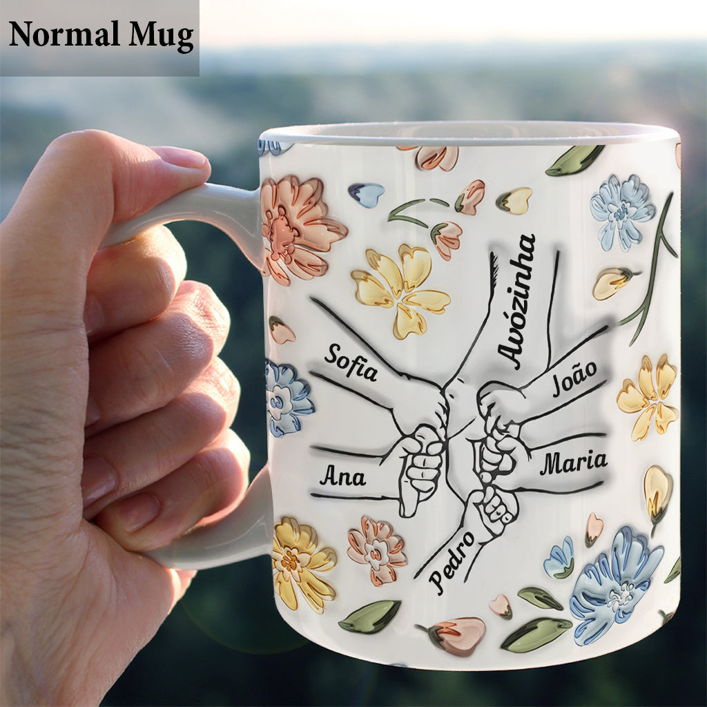 Avó Floral - Personalized Grandma Mug