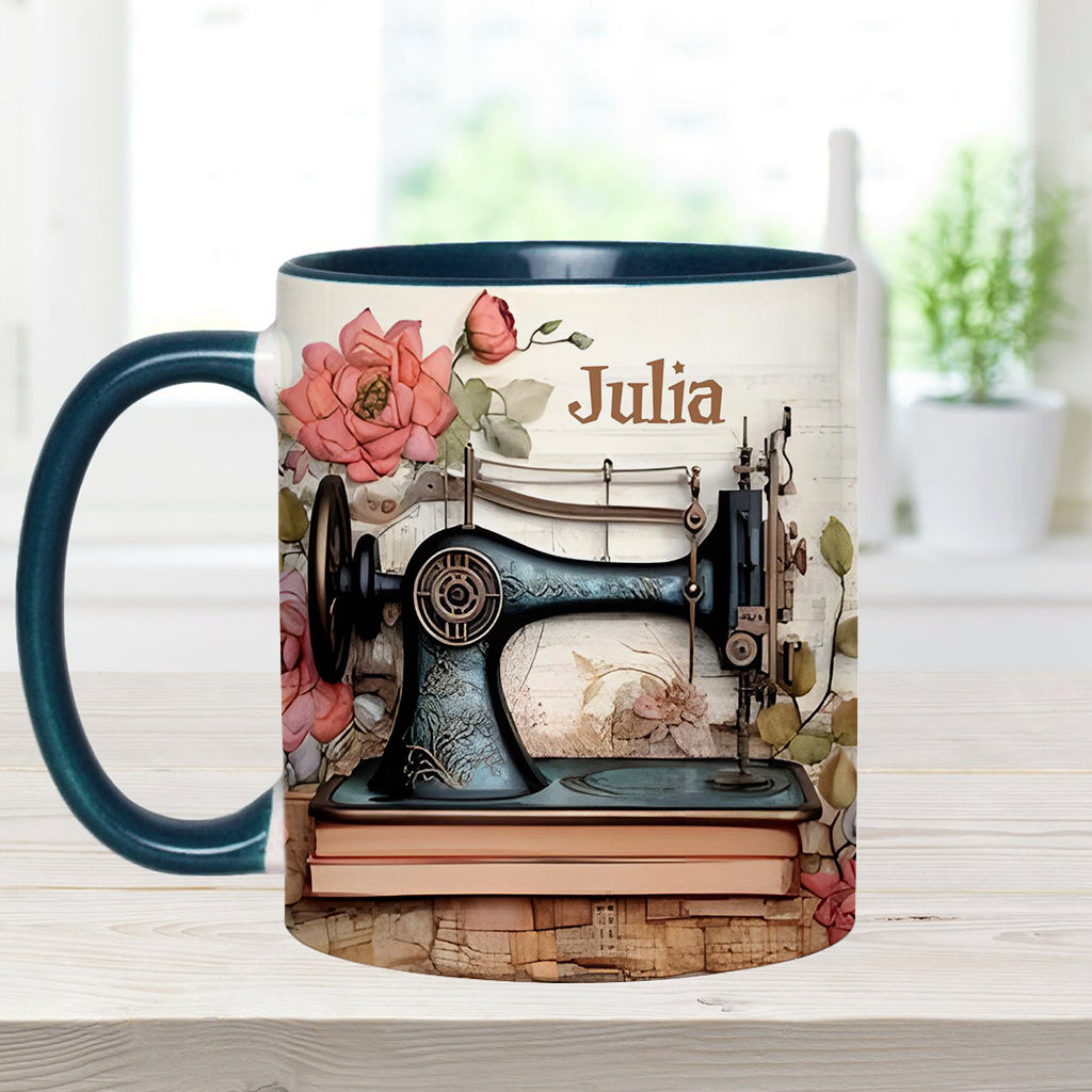 Sewing Machine - Personalized Sewing Accent Mug