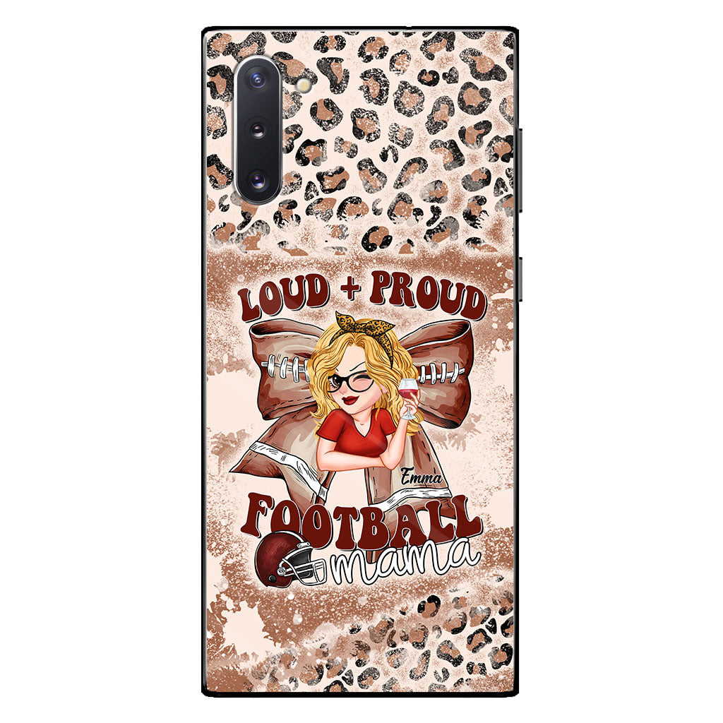 Coque de téléphone transparente personnalisée « Football Loud Proud » (Tous titres)