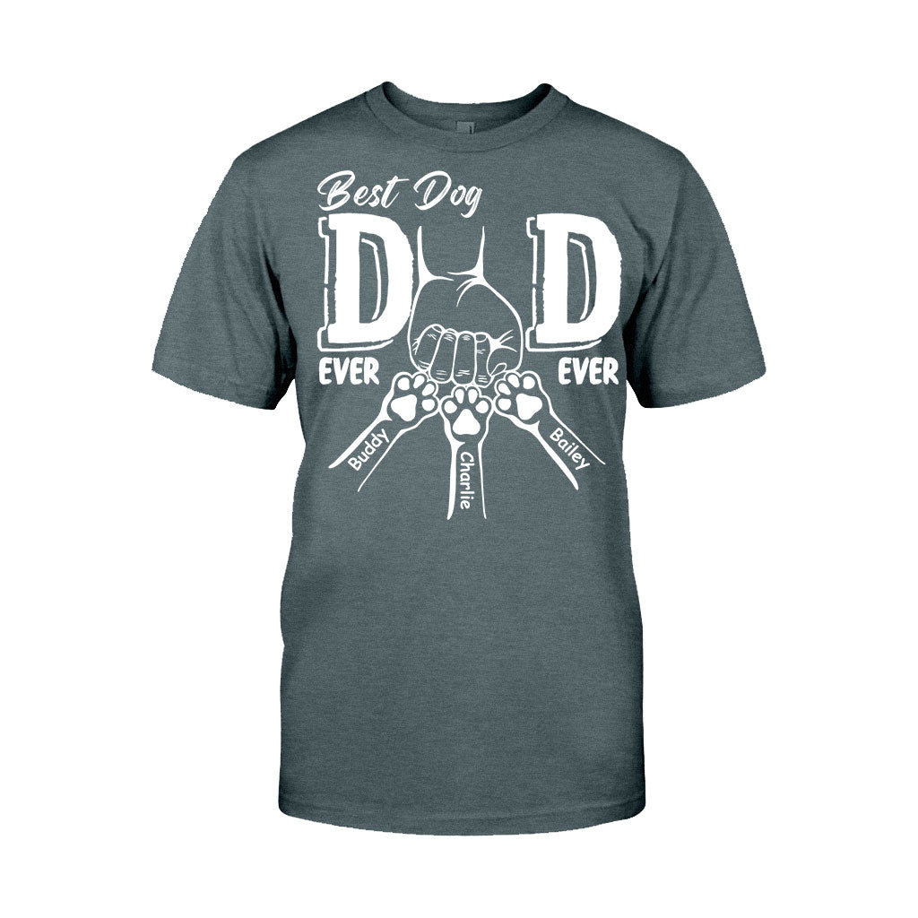 Meilleur papa de chien au monde - T-shirt et sweat à capuche personnalisés pour chien