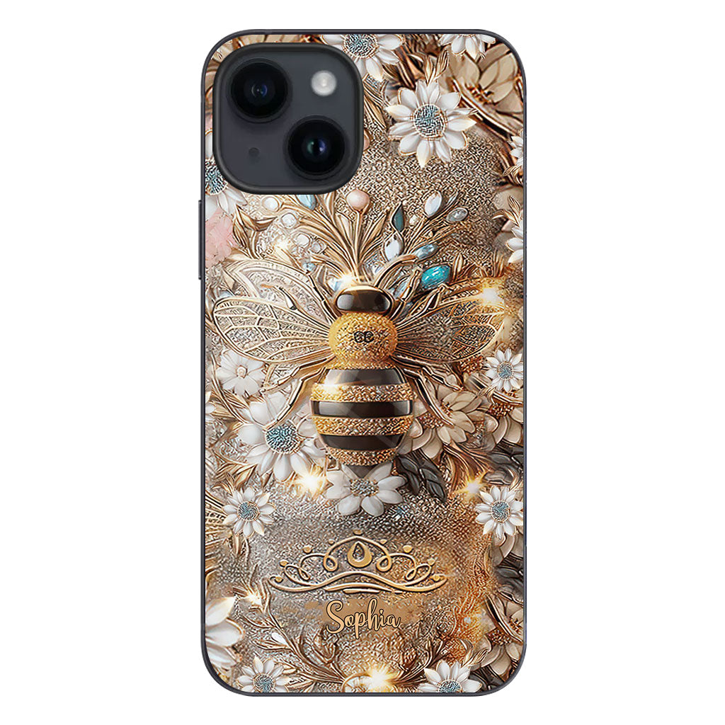 Queen Bee - Personalized Bee Clear Phone Case