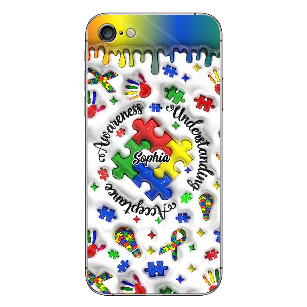Autism Awareness - Personalized Autism Awareness Phone Case