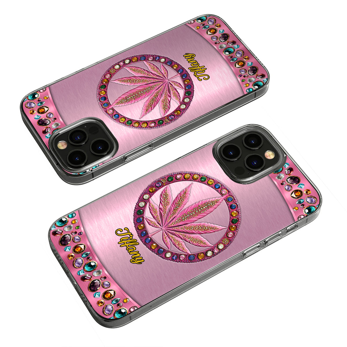 Stoner Chick - Personalized Weed Clear Phone Case