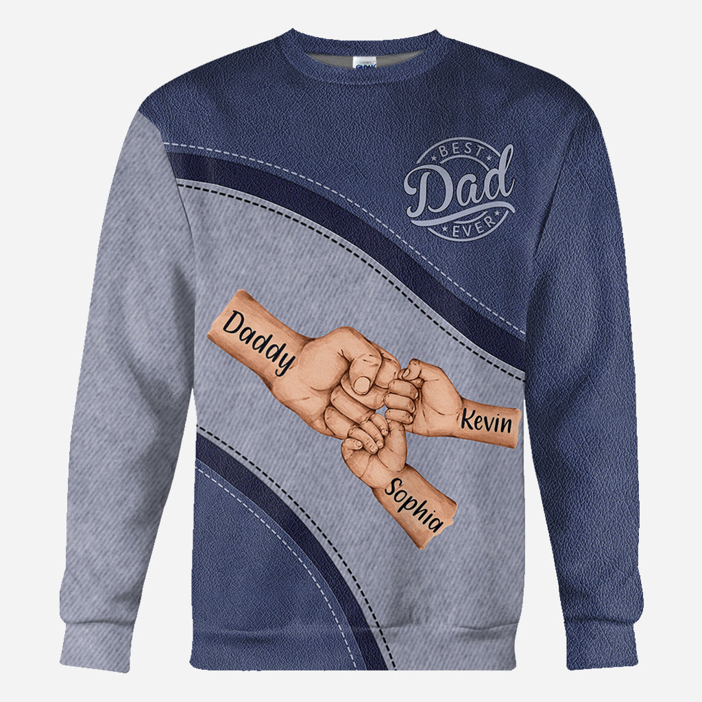 Best Dad Ever - Personalized Father All Over Shirt