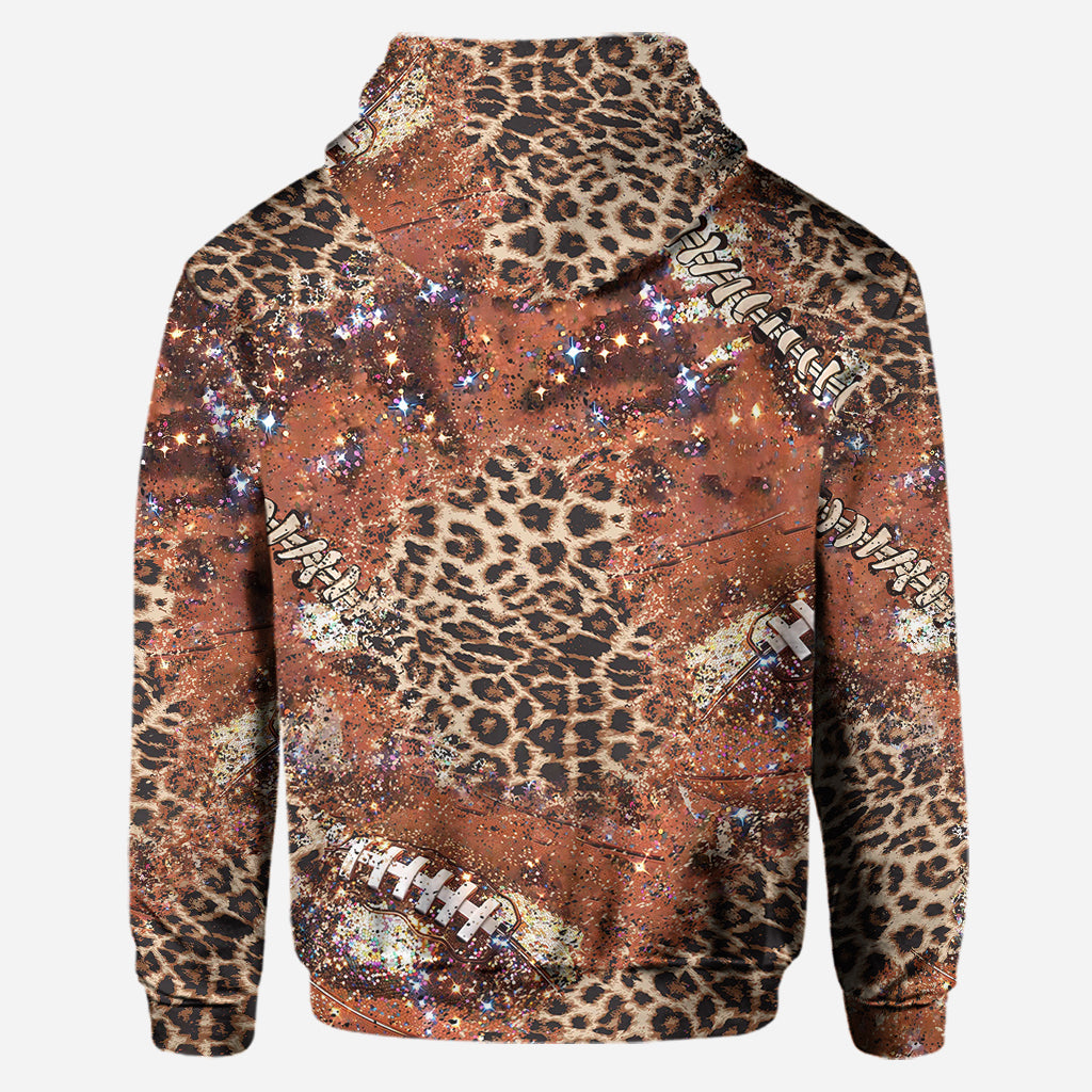 Any Title My Favorite Football Player Calls Me - Personalized Football Hoodie and Leggings