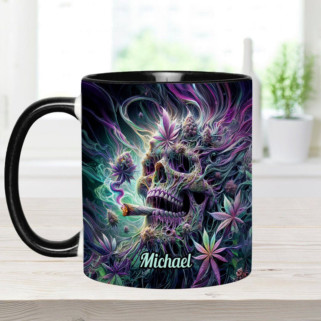 Magical Skull - Personalized Weed Accent Mug