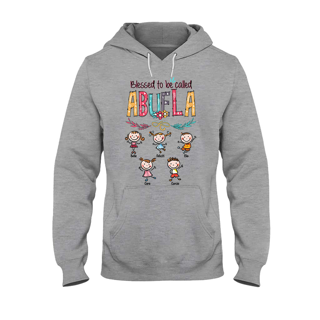 Dios Me Regaló Dos Títulos - Personalized Grandma T-shirt And Hoodie