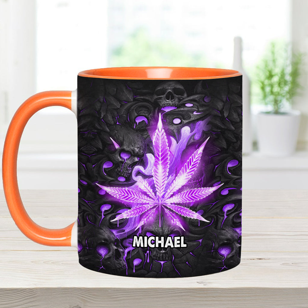 Free Your Mind - Personalized Weed Accent Mug