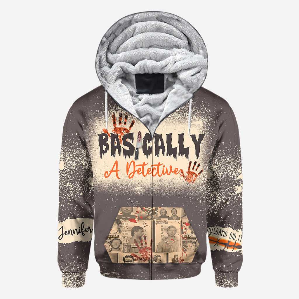 Basically A Detective - Personalized All Over Shirt