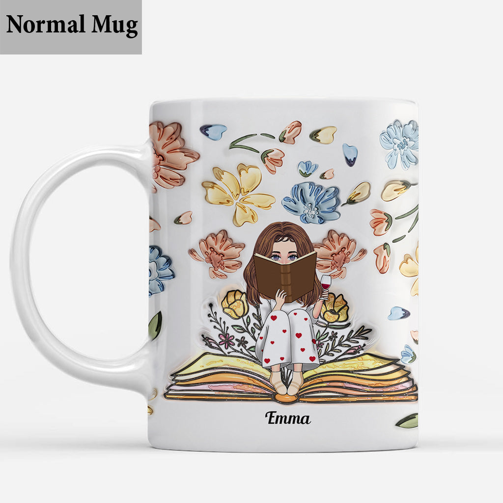 Just A Girl Who Loves Books - Personalized Book Mug