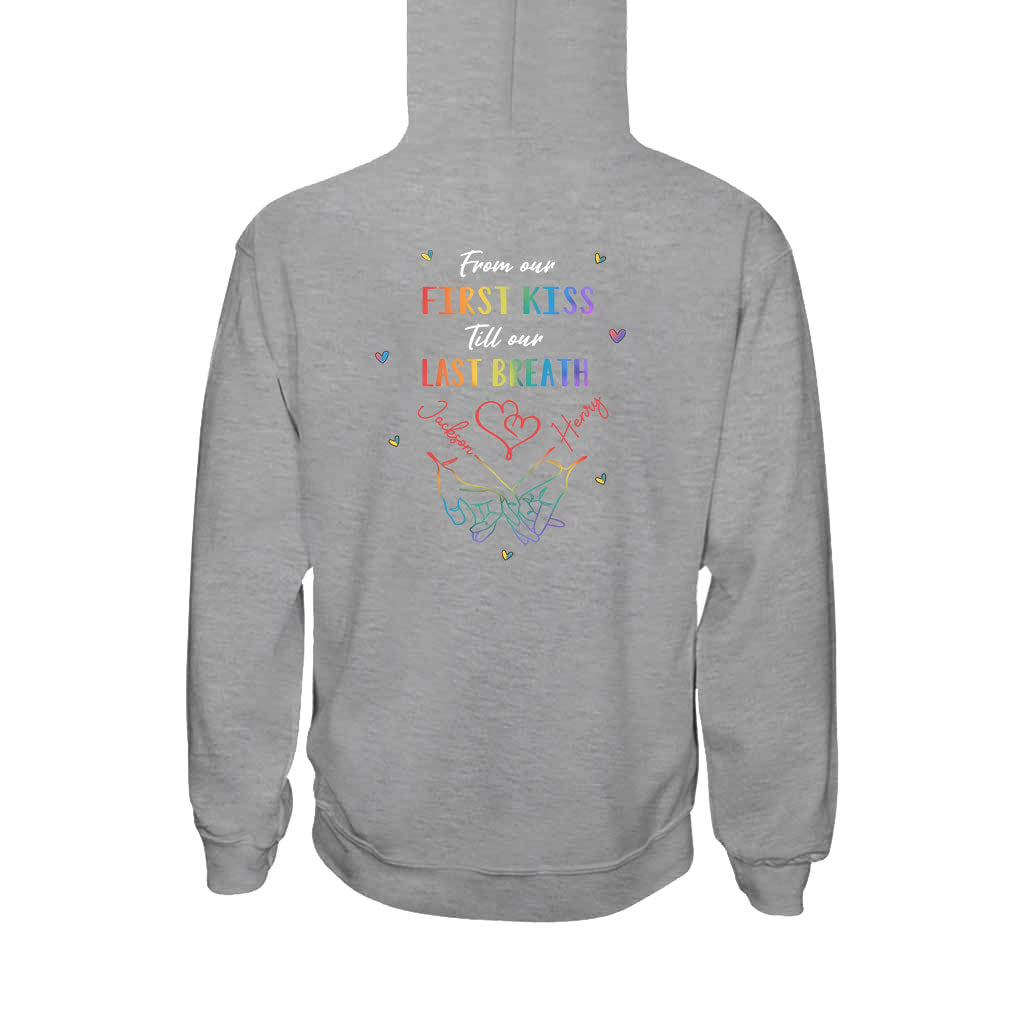 Ich halte dich fest – Personalisiertes LGBT-Unterstützungs-T-Shirt und Hoodie