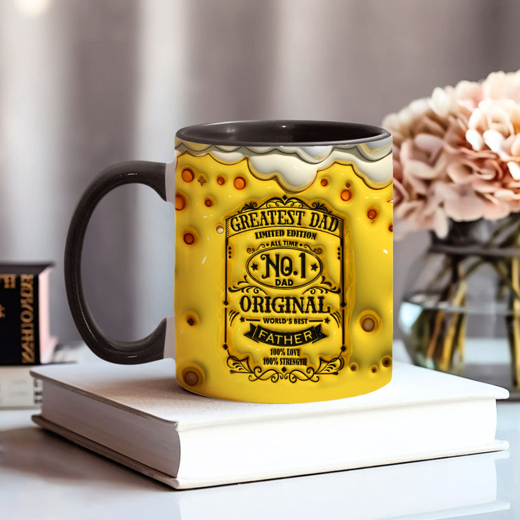 World's Best Dad - Personalized Father Accent Mug