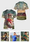 Pround Mom/ Dad/... Game Day &amp; Everyday - Personalized Football All Over Shirt