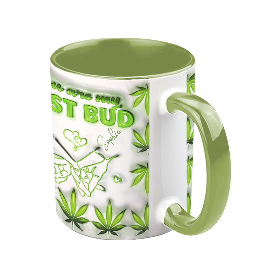 You Are My Best Bud - Personalized Weed Accent Mug
