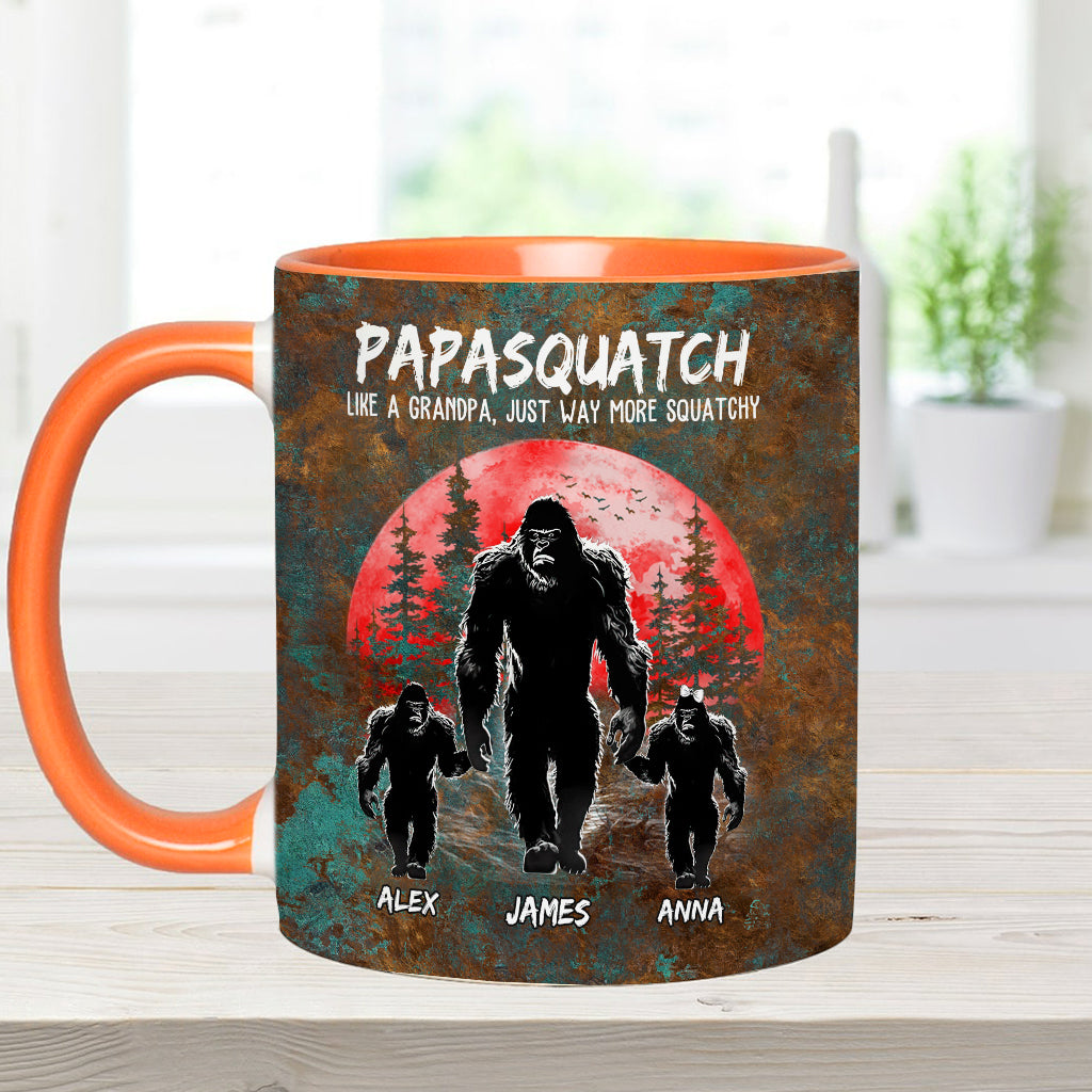 Grandpasquatch - Personalized Father Accent Mug
