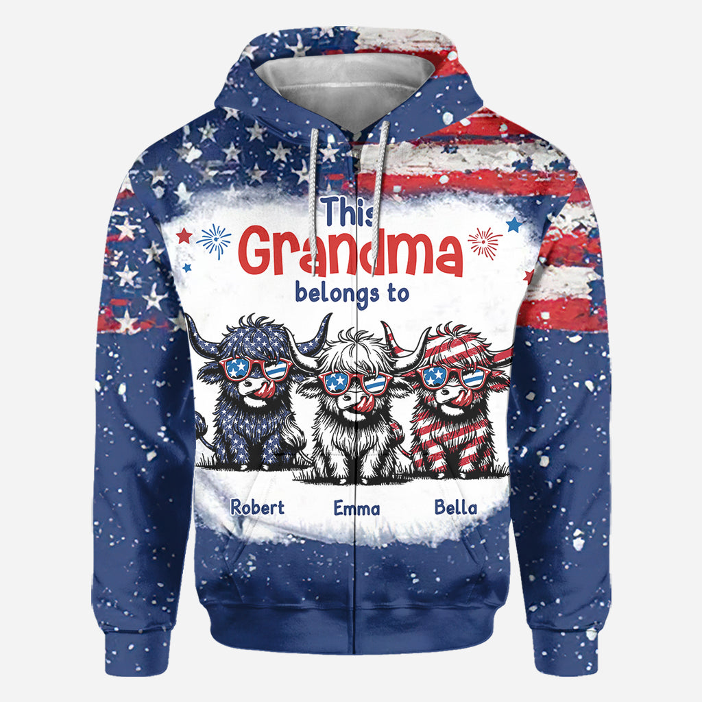 This Grandma Belongs To These Cuties - Personalized All Over Shirt
