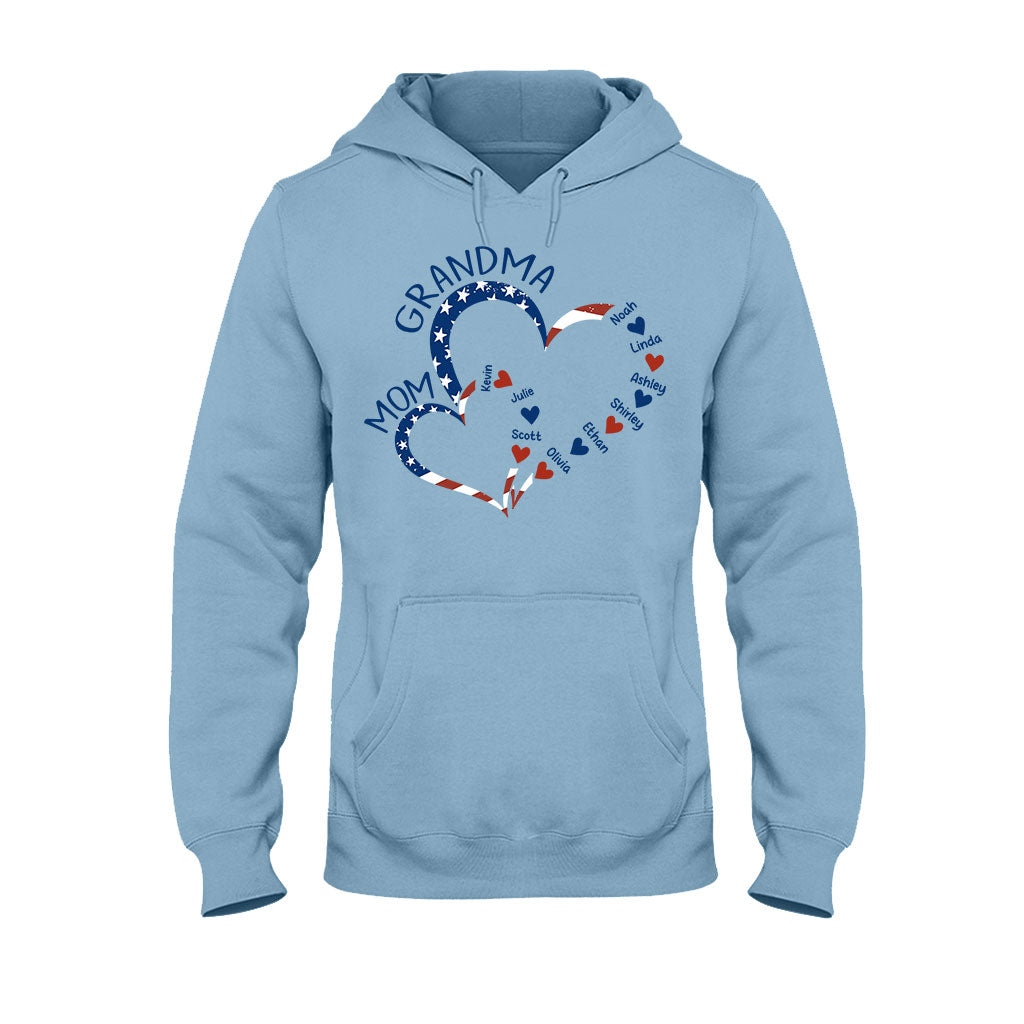 D'abord maman, maintenant grand-mère - T-shirt et sweat à capuche personnalisés pour grand-mère