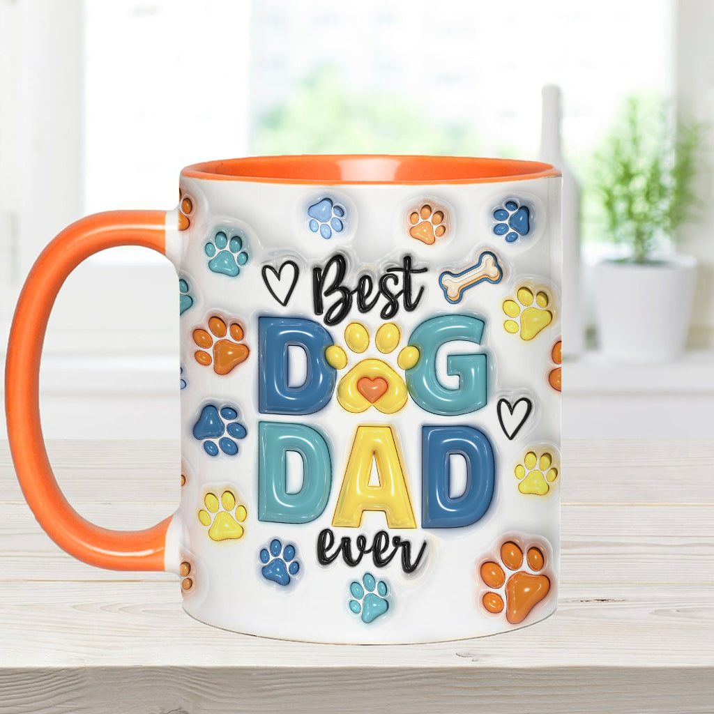 Personalisierte Tasse mit Hundemotiv für Hundepapa