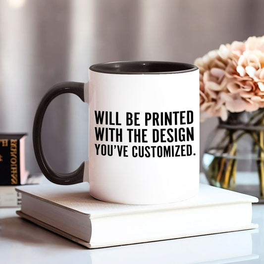Mug personnalisé imprimé avec le motif que vous avez choisi