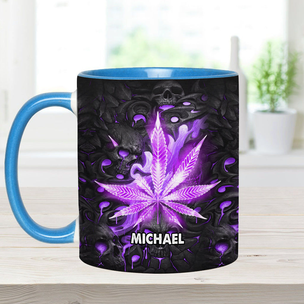 Free Your Mind - Personalized Weed Accent Mug