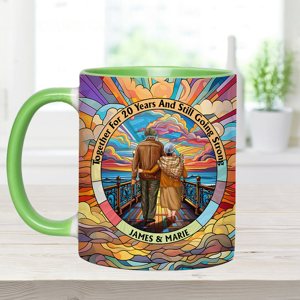 Still Going Strong - Personalized Couple Accent Mug
