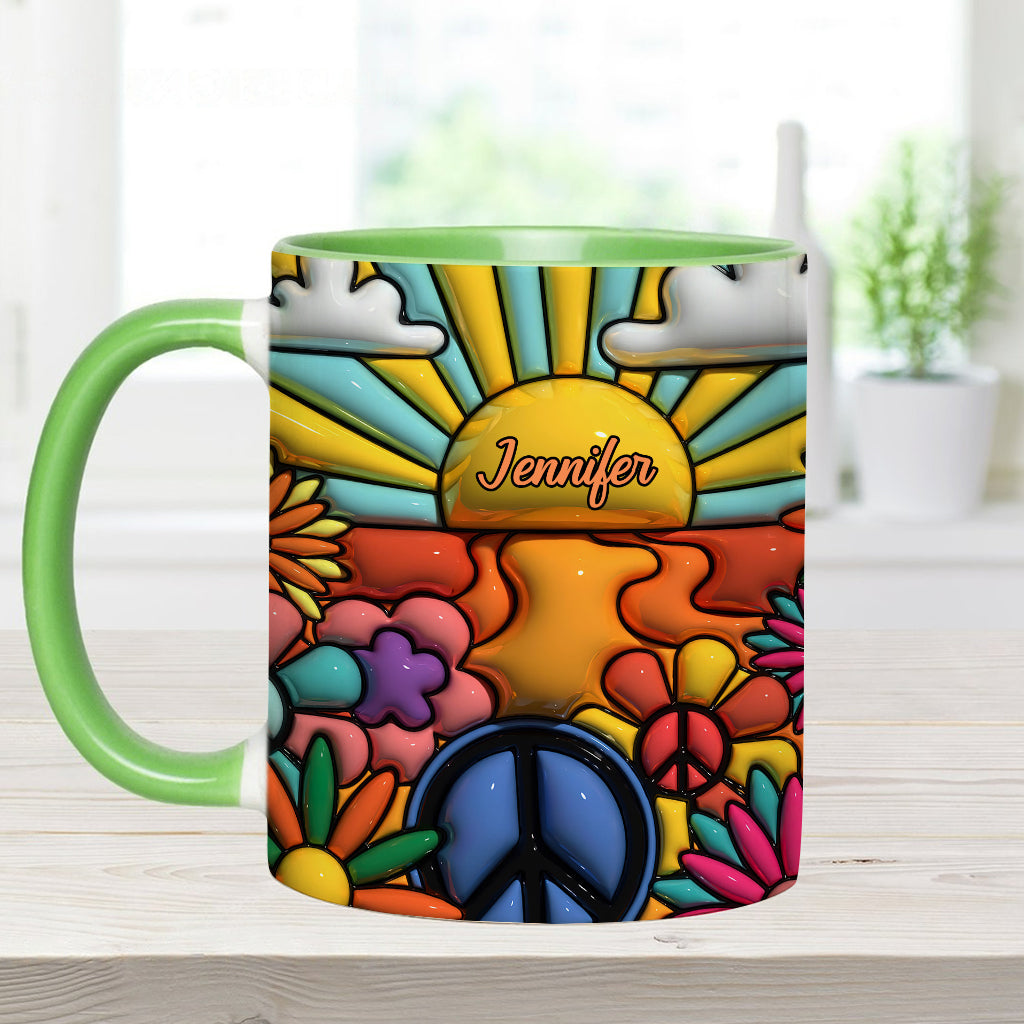 Hippie Soul - Personalized Hippie Accent Mug