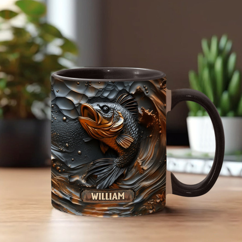 Mug personnalisé pour les passionnés de pêche -
