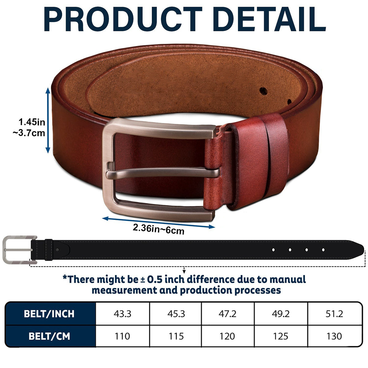 Seem Like Just Yesterday We Are Chilling In Your Ball - Personalized Father Leather Belt