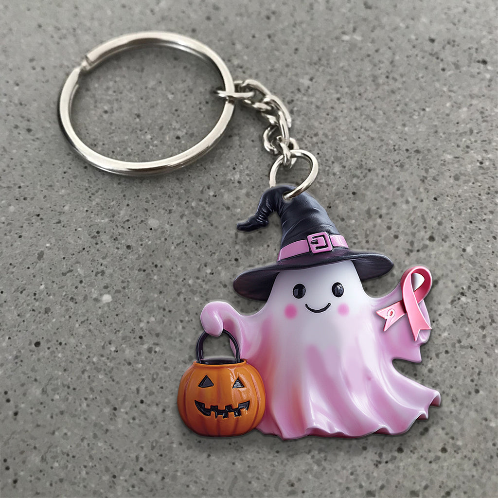 Breast Cancer Awareness - Personalized Breast Cancer Awareness Keychain