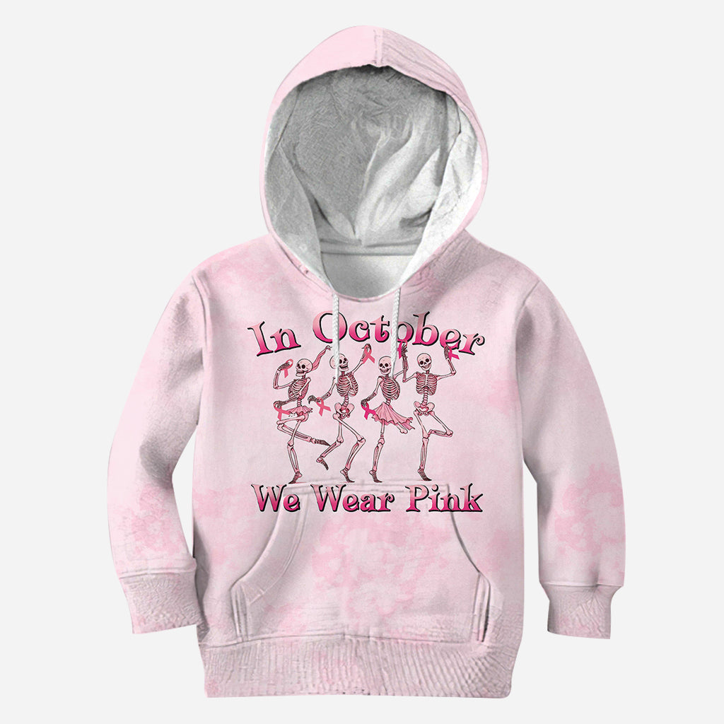 In October We Wear Pink - Personalized Breast Cancer Awareness All Over Shirt