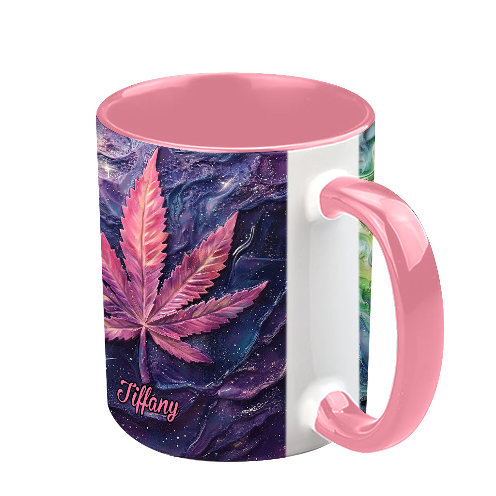 Let's Get Light - Mug personnalisé avec une touche cannabis