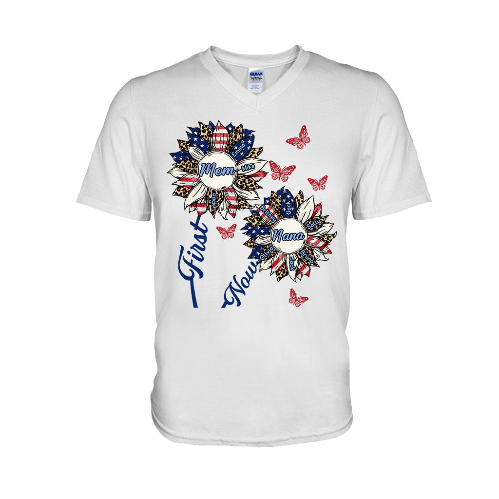 Erst Mama, jetzt Opa – Personalisiertes Oma-T-Shirt und Hoodie