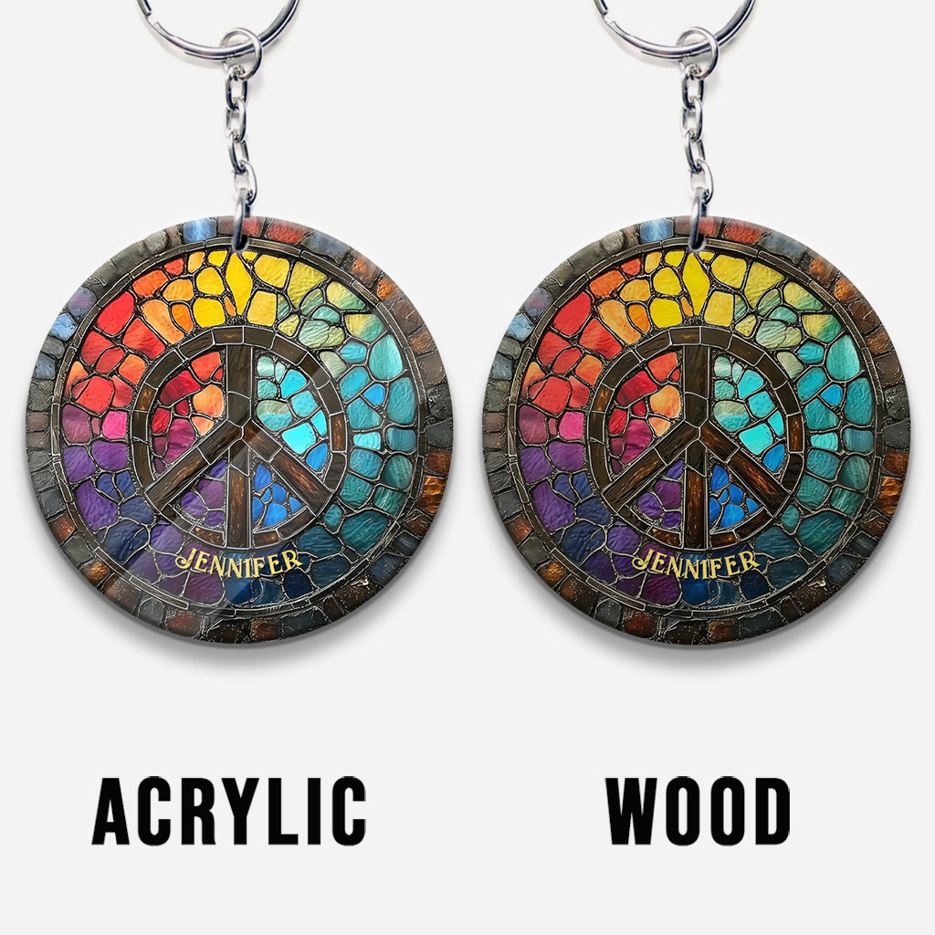 Hippie Soul - Personalized Hippie Keychain