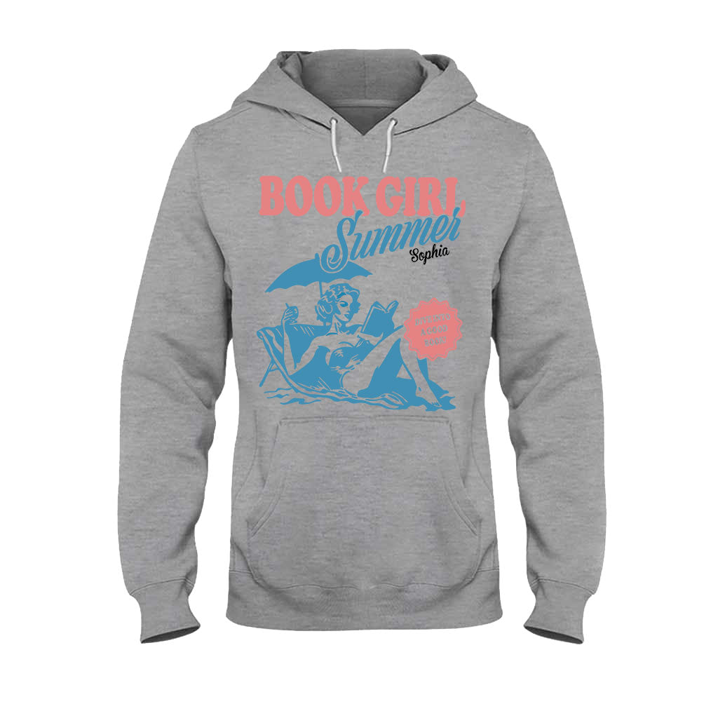 Book Girl Summer - Personalized Book T-shirt And Hoodie