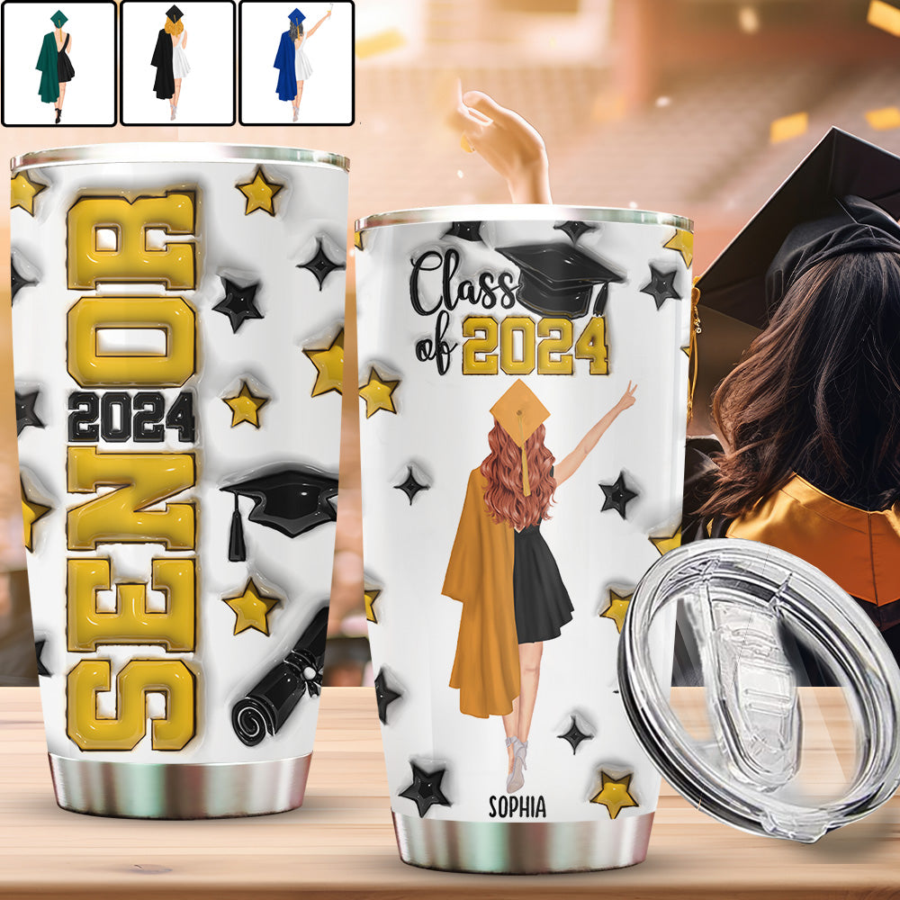 Class Of 2024 - Personalized Graduation Tumbler
