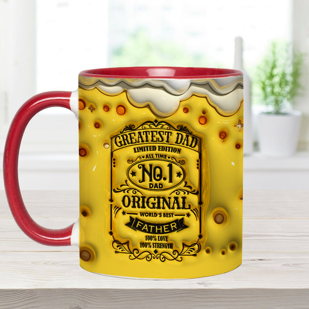 World's Best Dad - Personalized Father Accent Mug