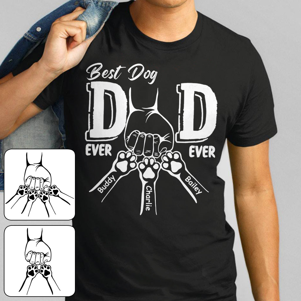 Meilleur papa de chien au monde - T-shirt et sweat à capuche personnalisés pour chien