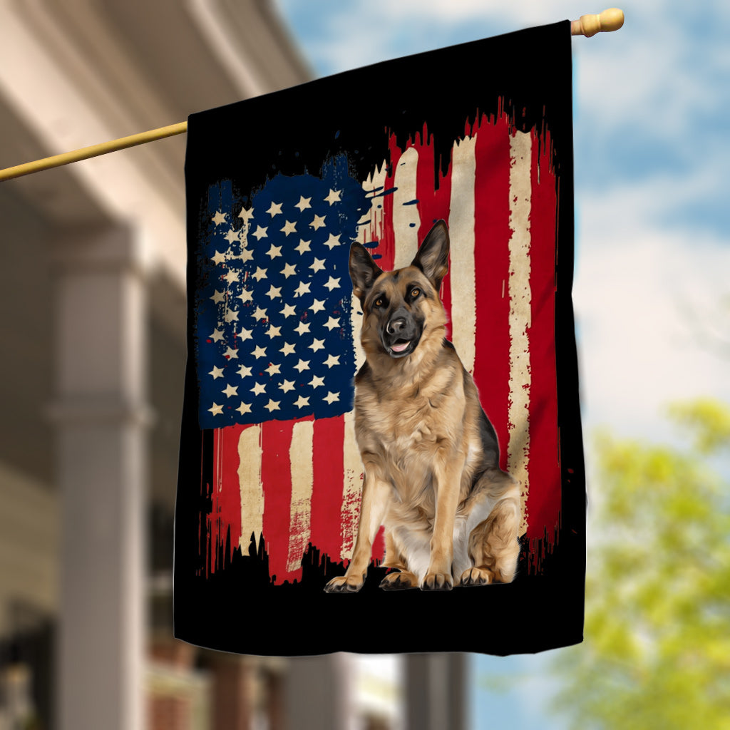 Puppy Flag - Personalized Dog House Flag