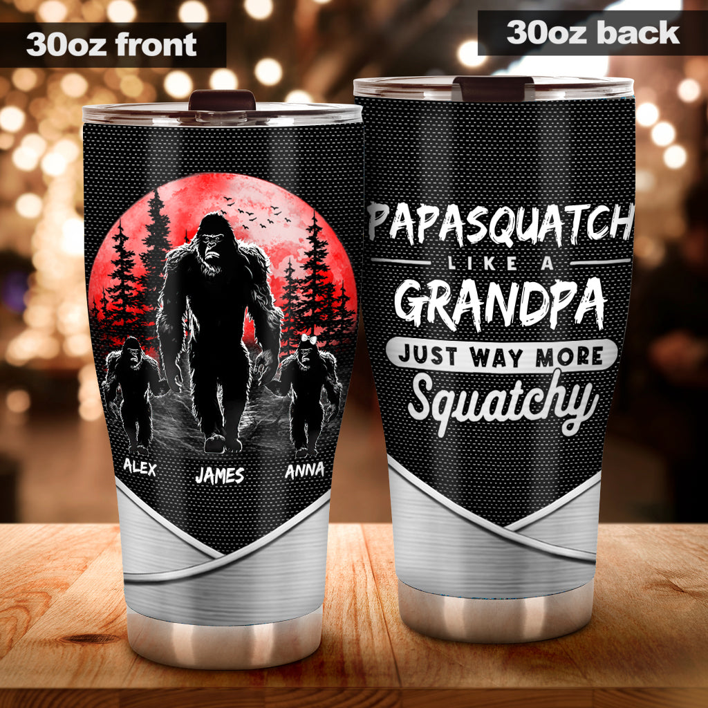 Papasquatch - Personalized Grandpa Tumbler