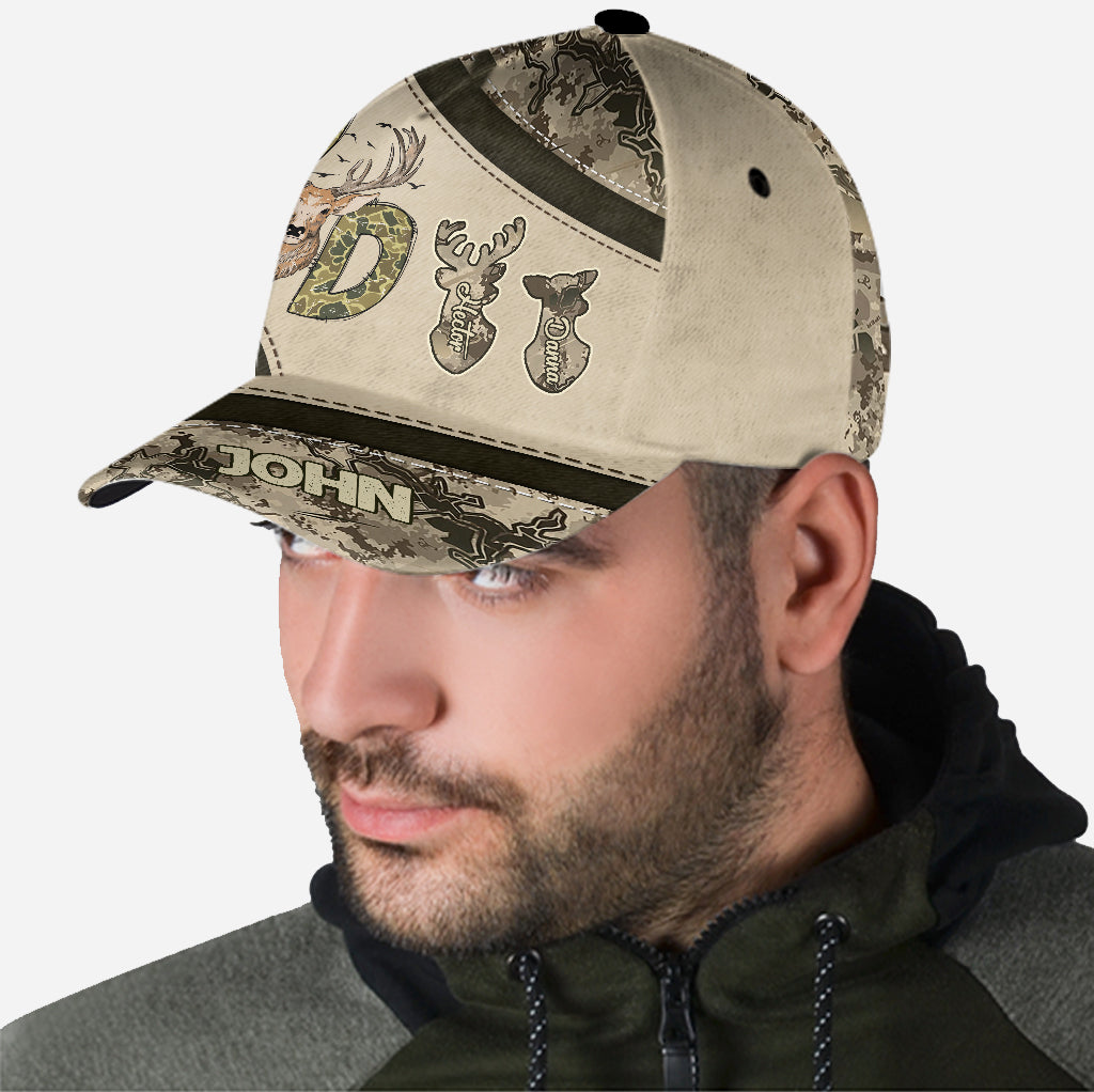 Hunter Dad Deer Hunting - Personalized Hunting Classic Cap