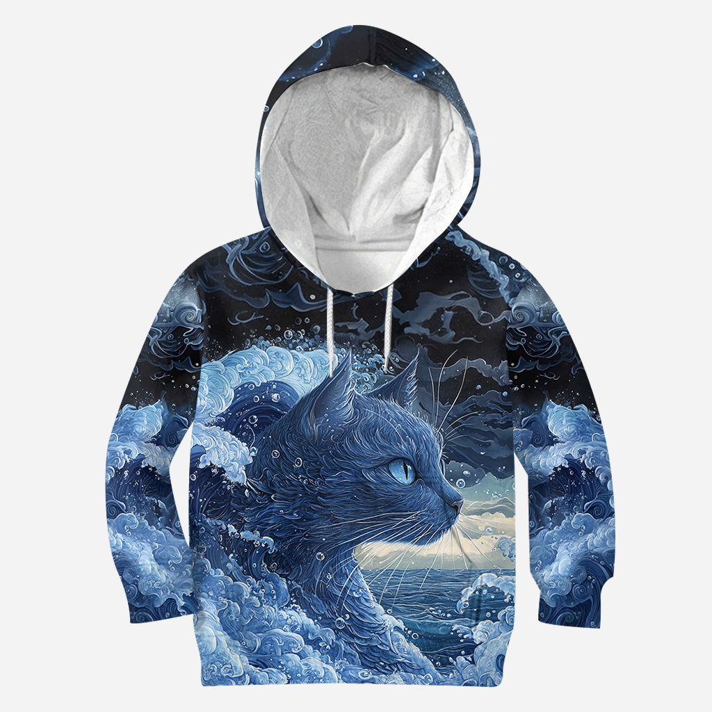 The Blue Cat Wave - Cat All Over Shirt