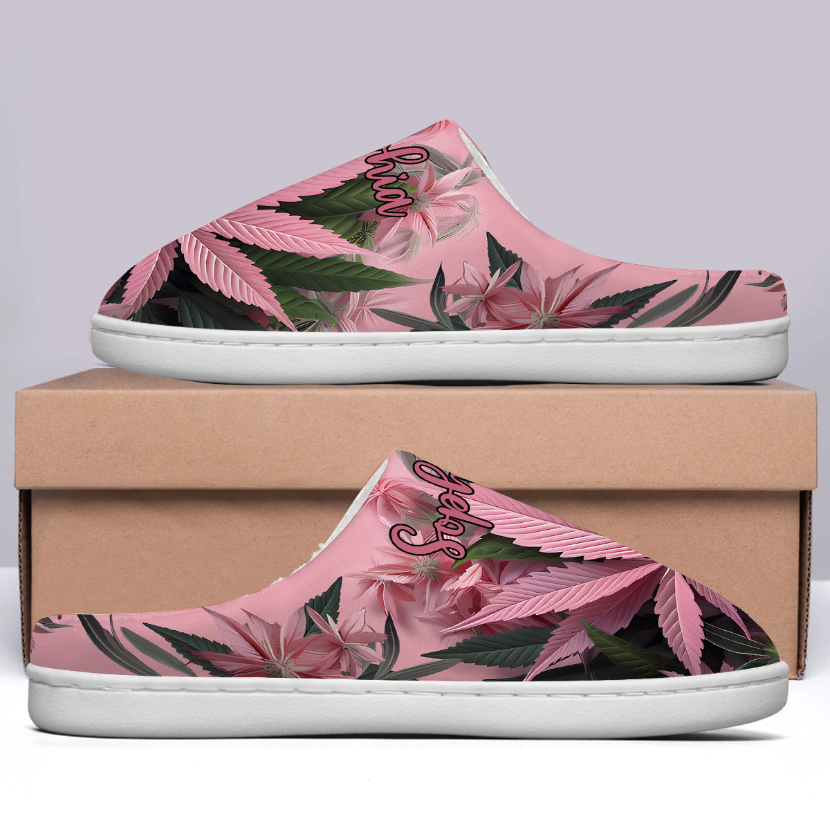 Befreie deinen Geist – personalisierte Cannabis-Slipper