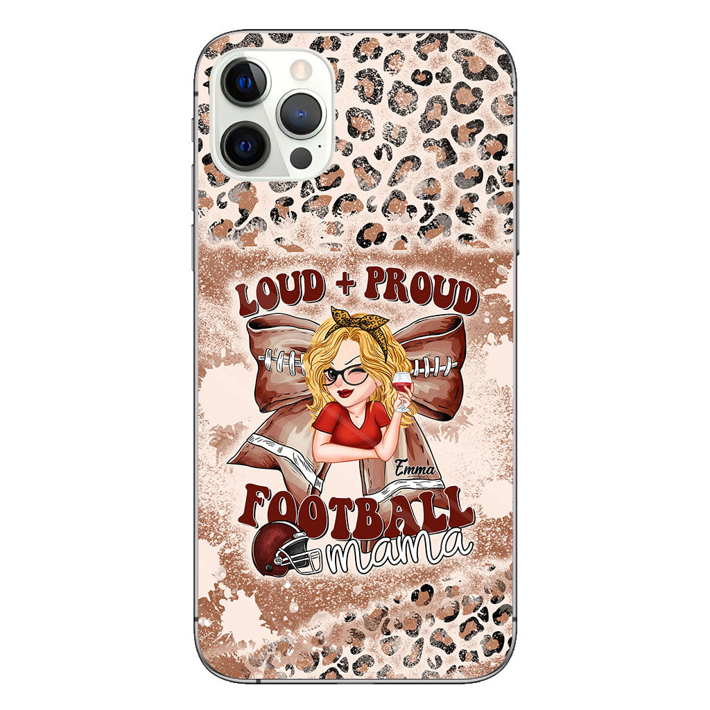 Coque de téléphone transparente personnalisée « Football Loud Proud » (Tous titres)