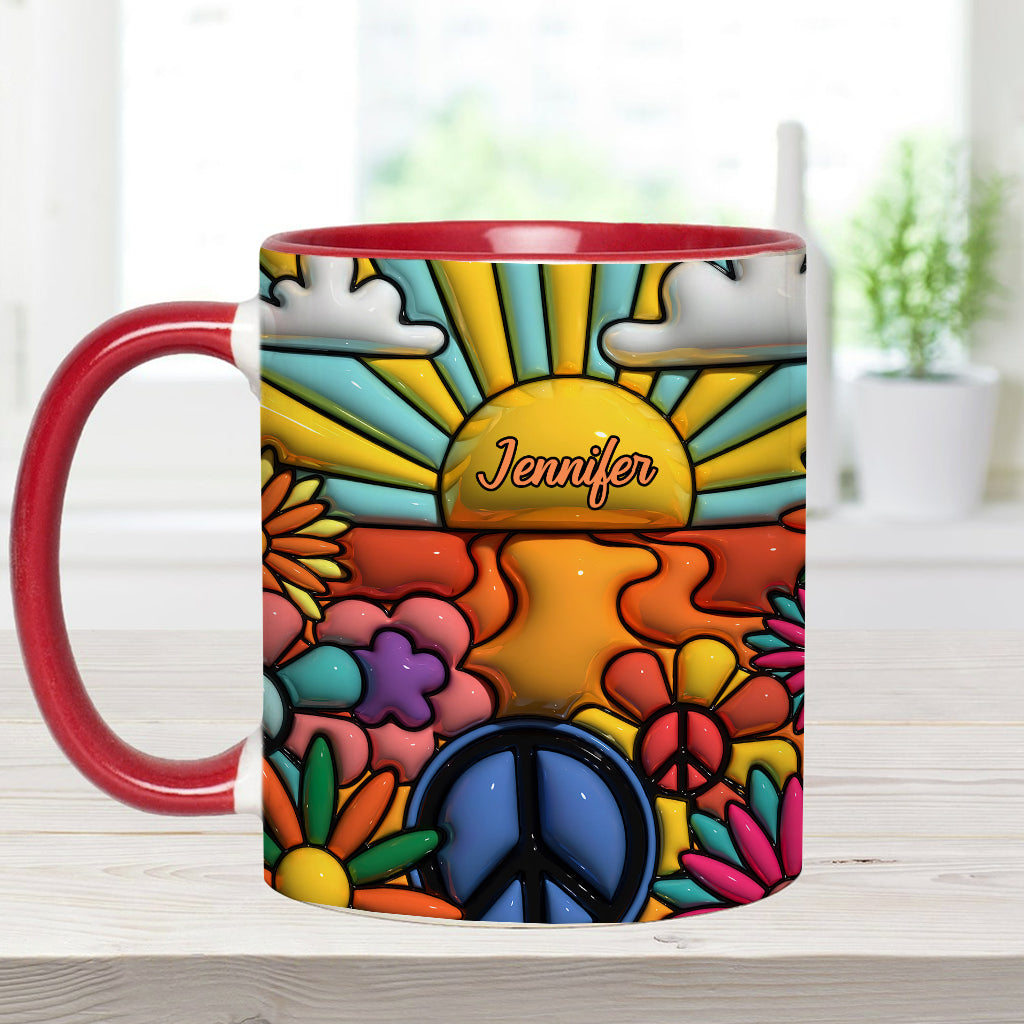 Hippie Soul - Personalized Hippie Accent Mug