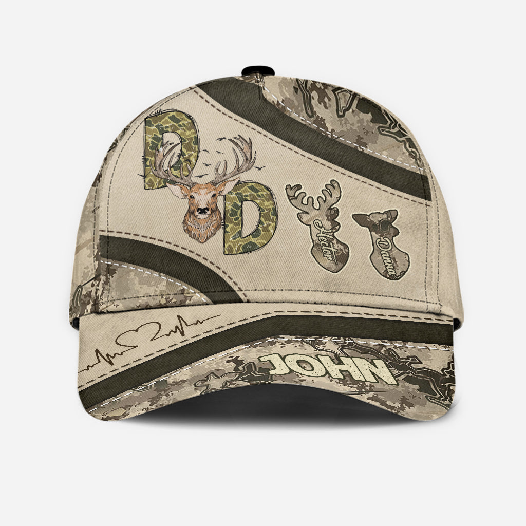 Hunter Dad Deer Hunting - Personalized Hunting Classic Cap